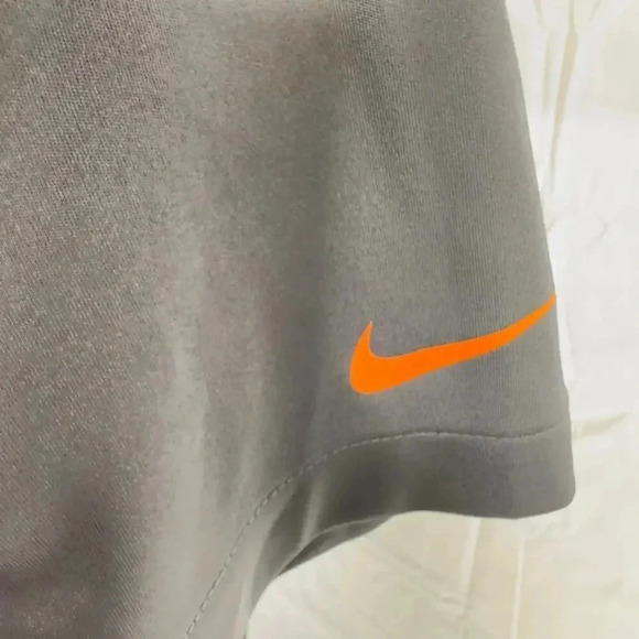 NEW Nike Denver Broncos Crucial Catch Performance Polo Shirt Striped Mens L - Picture 7 of 10